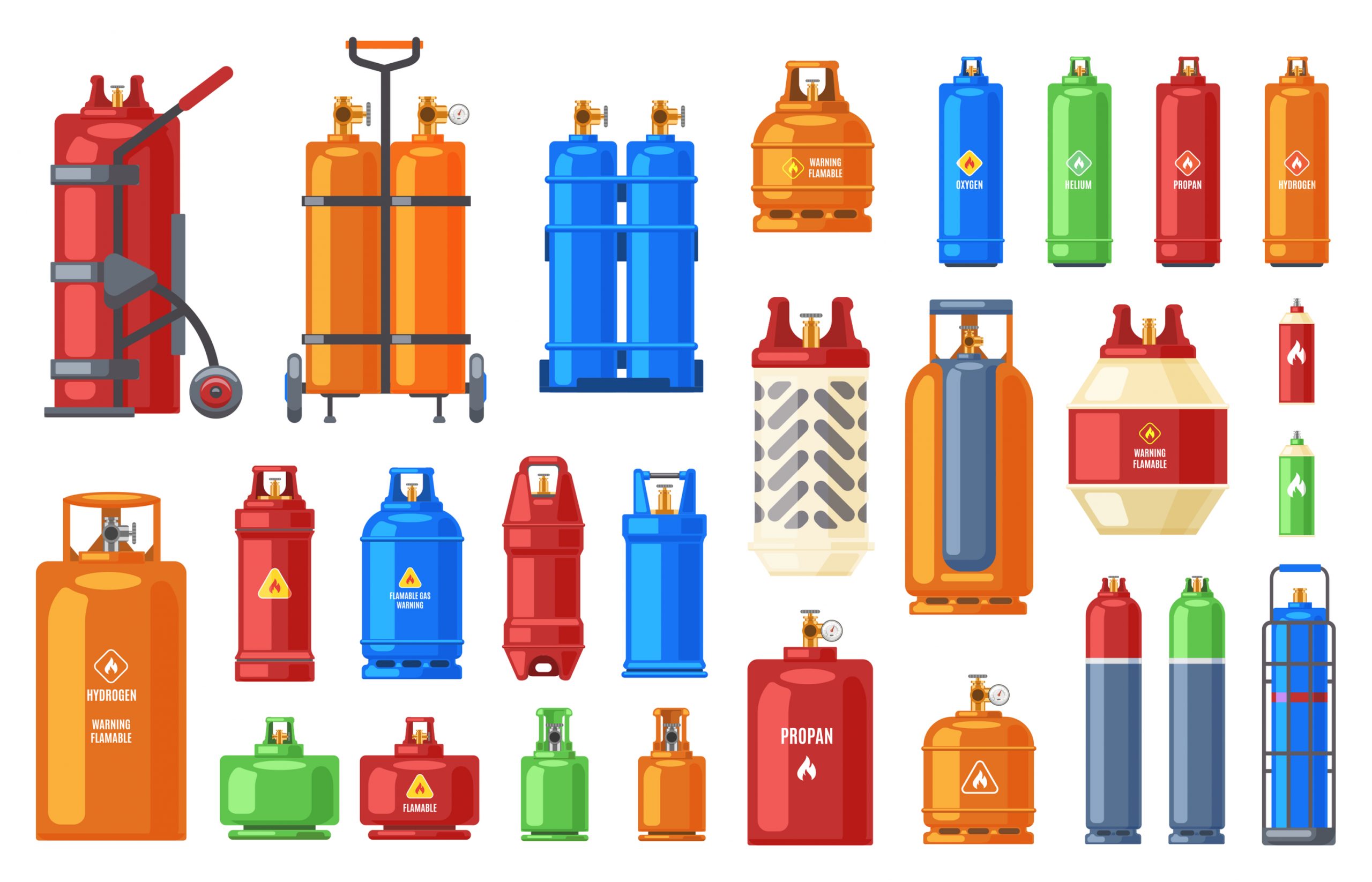 Gas,Steel,Cylinder.,Gas,Tank,,Oxygen,,Propane,Or,Butane,Metal